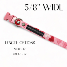 Load image into Gallery viewer, Valentine's Day dog collar, Valentine's Day candy heart dog collar - Bundle Builder