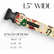 Load image into Gallery viewer, Christmas Cookie Dog Collar - Customize with name and phone number