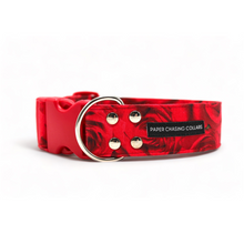 Load image into Gallery viewer, Red Roses Valentine's Day dog collar