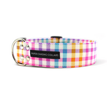 Load image into Gallery viewer, Spring plaid dog collar