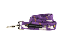 Load image into Gallery viewer, Witchy ghosts purple Halloween dog collar