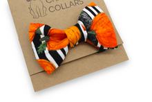 Load image into Gallery viewer, Cute pumpkin spice striped dog collar - build your bundle