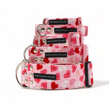 Load image into Gallery viewer, Valentine's Day dog collar, Valentine's Day candy heart dog collar - Bundle Builder