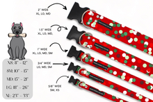 Load image into Gallery viewer, Red and Green polka dot Christmas Dog Collar - Bundle Builder