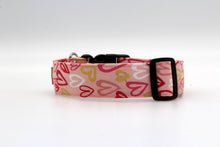 Load image into Gallery viewer, Graffiti heart Valentine dog collar - The February