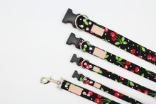 Load image into Gallery viewer, Retro cherry polkadot dog collar - The Cherry Bomb