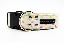 Load image into Gallery viewer, Pastel multicolor Easter egg dog collar