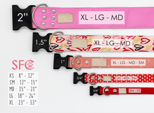 Load image into Gallery viewer, Bright tie dye hippie dog collar