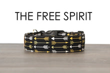 Load image into Gallery viewer, The Free Spirit - Silver and gold arrow dog collar