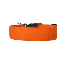Load image into Gallery viewer, The Classic in Orange - Solid orange dog collar