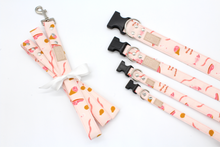 Load image into Gallery viewer, Cute foodie dog collar - The Blake in pink