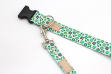 Load image into Gallery viewer, Coffee and donuts St Patricks day dog collar - The Bailey