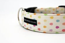 Load image into Gallery viewer, Pastel multicolor Easter egg dog collar