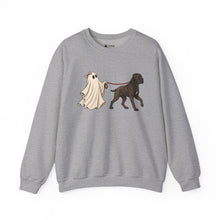 Load image into Gallery viewer, Cane Corso Ghost Dog Walker Sweatshirt — Cute Halloween Crewneck for Dog Lovers
