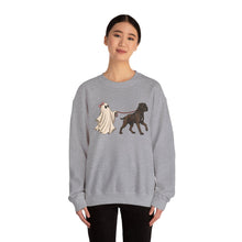 Load image into Gallery viewer, Cane Corso Ghost Dog Walker Sweatshirt — Cute Halloween Crewneck for Dog Lovers
