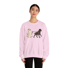 Load image into Gallery viewer, Cane Corso Ghost Dog Walker Sweatshirt — Cute Halloween Crewneck for Dog Lovers
