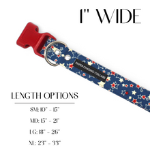 Load image into Gallery viewer, VINTAGE STARS PATRIOTIC DOG COLLAR
