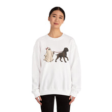 Load image into Gallery viewer, Cane Corso Ghost Dog Walker Sweatshirt — Cute Halloween Crewneck for Dog Lovers
