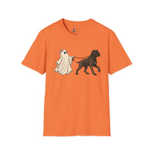Load image into Gallery viewer, Halloween Cane Corso Ghost T‑Shirt — Cute Ghost Walking Brindle Dog Tee
