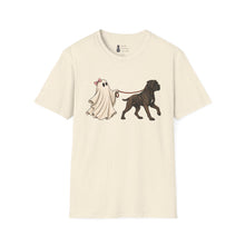 Load image into Gallery viewer, Halloween Cane Corso Ghost T‑Shirt — Cute Ghost Walking Brindle Dog Tee

