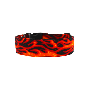Fire flames dog collar - Bundle Builder