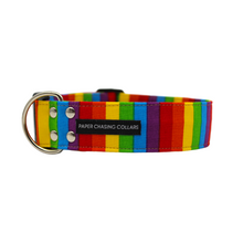 Load image into Gallery viewer, Pride flag dog collar
