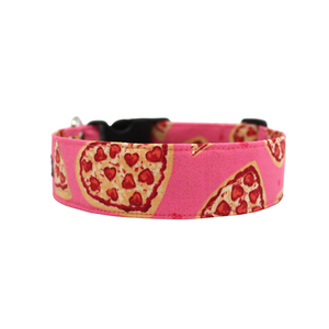Cute pizza dog collar