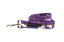 Load image into Gallery viewer, Witchy ghosts purple Halloween dog collar
