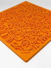 Load image into Gallery viewer, Zombie eMat - Enrichment Lick Mat for Dogs and Cats | Halloween Skull Design | SodaPup
