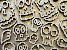 Load image into Gallery viewer, Zombie eMat - Enrichment Lick Mat for Dogs and Cats | Halloween Skull Design | SodaPup
