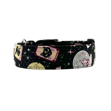 Load image into Gallery viewer, Spooky Witchy Spell Book Halloween dog collar - The Spell Book
