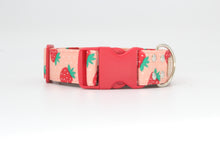 Load image into Gallery viewer, Cute summer strawberry dog collar - The Sadie
