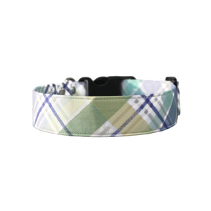 The Jordan - Plaid Easter Dog Collar