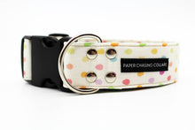 Load image into Gallery viewer, Pastel multicolor Easter egg dog collar

