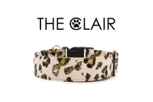 Load image into Gallery viewer, The Clair - Chic pink and gold leopard dog collar
