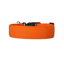 Load image into Gallery viewer, The Classic in Orange - Solid orange dog collar
