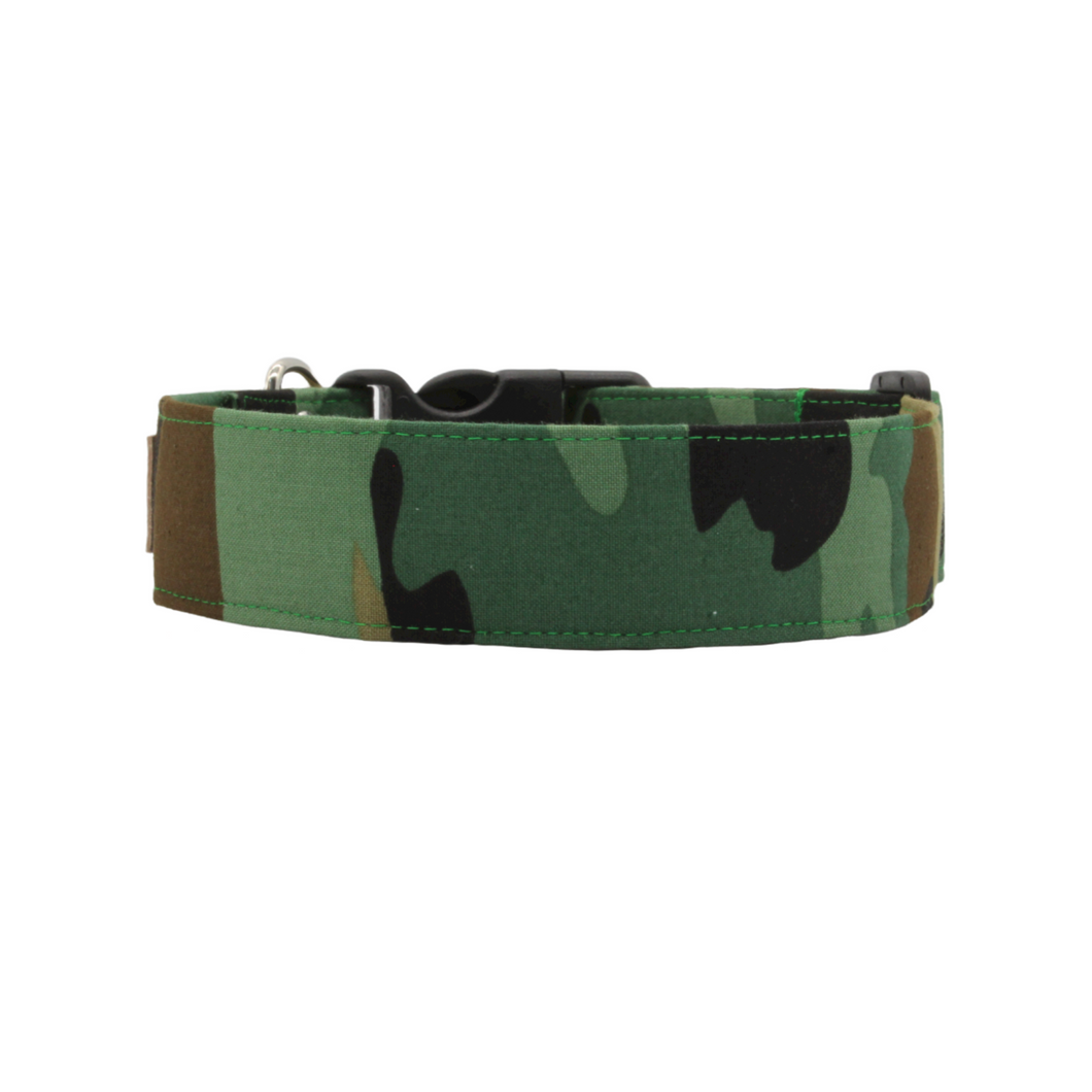 Classic camo dog collar - Army camo dog collar - The Jake