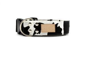 Cow print dog collar - The Ellie Mae
