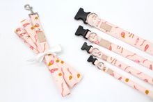 Load image into Gallery viewer, Cute foodie dog collar - The Blake in pink
