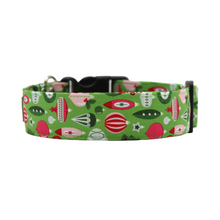Load image into Gallery viewer, The Tinsel - Vintage Christmas ornament dog collar
