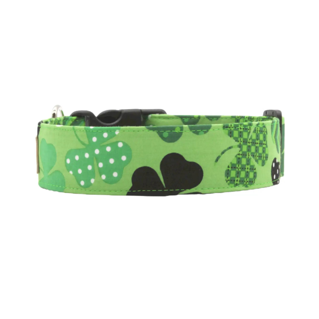Patchwork Saint Patrick's Day Dog Collar - The Finn