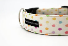 Load image into Gallery viewer, Pastel multicolor Easter egg dog collar
