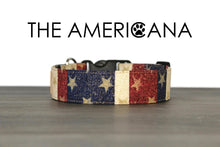 Load image into Gallery viewer, The Americana -  Glitter stars and stripes dog collar - So Fetch &amp; Company
