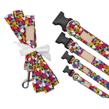 Load image into Gallery viewer, Rainbow heart dog collar - The Haylee
