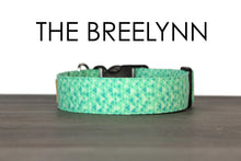 Load image into Gallery viewer, The Breelynn - Mint triangles geometric dog collar - So Fetch &amp; Company
