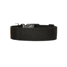 Load image into Gallery viewer, The Classic in Black - Solid black dog collar
