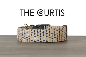 The Curtis - Wanderlust inspired airplane dog collar - So Fetch & Company