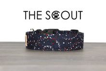 Load image into Gallery viewer, The Scout - Red white and blue star dog collar - So Fetch &amp; Company
